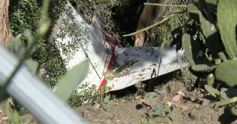 Plane Crash Near By Chruch In La Mesa