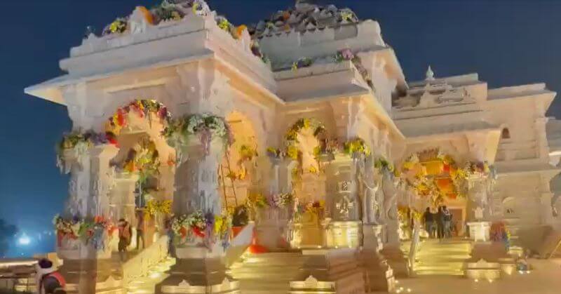 Watch: Take A Look Inside Ayodhya Ram Temple Before The Pran Pratishtha ...