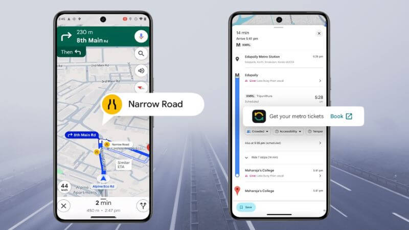 Google Maps Update Narrow Roads