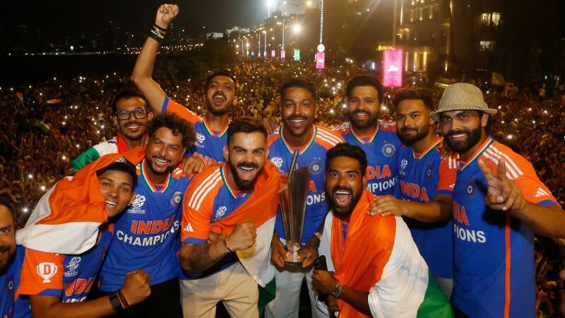 Team India T20 World Cup Victory Parade Mumbai