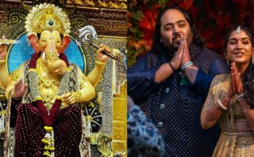 Anant Ambani LalBaughCha Raja 20kg Gold Crown