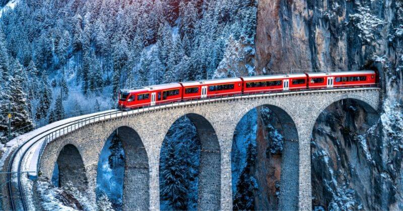 World's Slowest Train Glacier Express