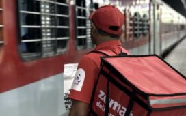 Zomato On-train food delivery