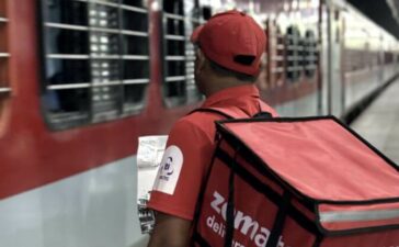 Zomato On-train food delivery