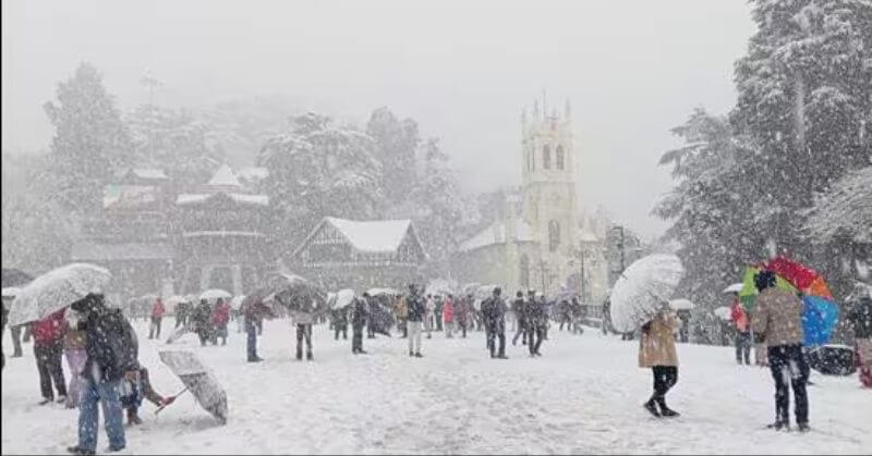 Shimla First Snowfall December