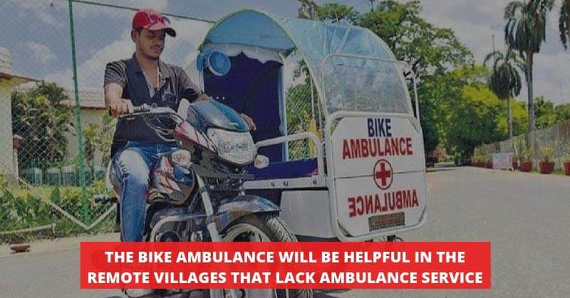 Engineering Students Made Bike Ambulance