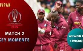 Match 2 West Indies vs Pakistan