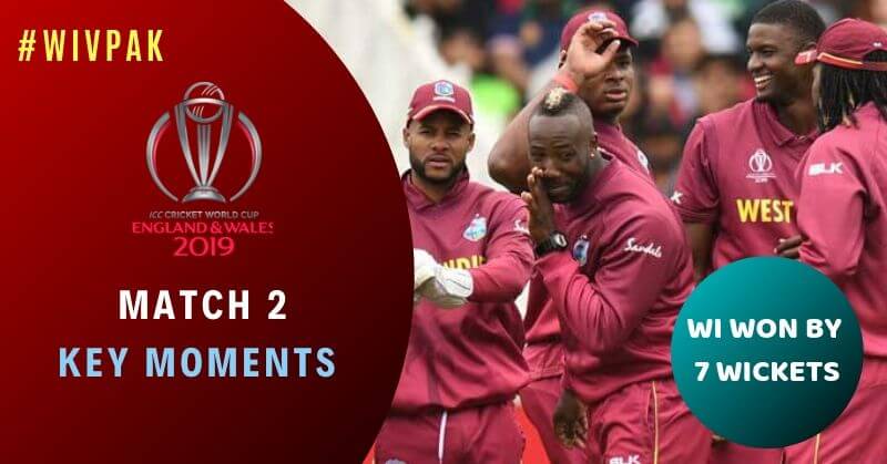 Match 2 West Indies vs Pakistan